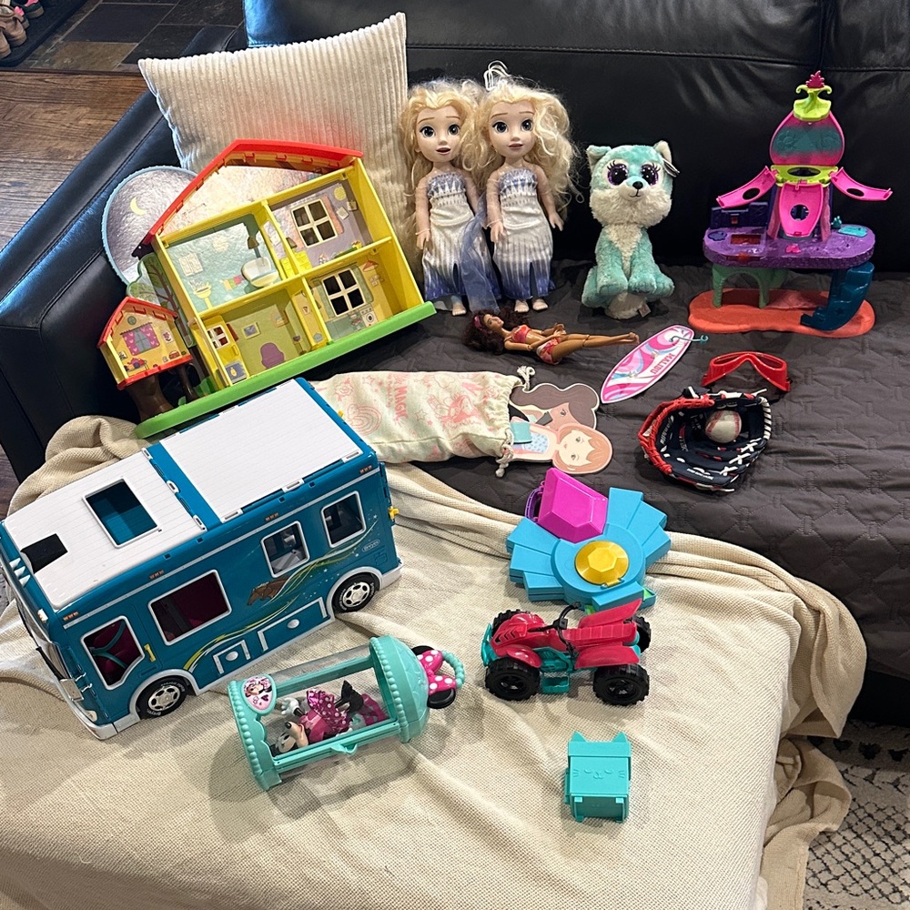A bunch of toys